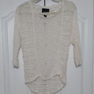 Cynthia Rowley Cream Knit Top